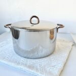 좋은 품질의 일체형 18/10 스테인리스 스틸 두껍고 높은 수프 냄비, 죽 냄비, 이중 귀가 있는 유도 조리기 26cm - 이미지 5