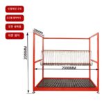 보드 잉여 랙 전체 주택 맞춤 가구 공장 가장자리 스트립 보관 랙 파티클 보드 랙 디스플레이 랙 생태 보드 랙 - 이미지 3