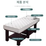 라텍스 뷰티 베드 뷰티 살롱 스페셜 마사지 베드 홀이 있는 마사지 베드 바디 타투 테라피 베드 일본 네일 베드 - 이미지 4