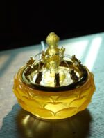 부처님 목욕 축제 세트 도구 유리 구룡 아기 왕자 부처님 동상 목욕 부처님 분지 석가모니 부처님 홀 제물 용품 - 이미지 5