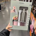 COSTCO 구매 전기 휴대용 분쇄기 바다 소금 검은 후추 가정용 소형 분쇄기 조미료 분쇄기 2개 - 이미지 2