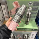COSTCO 구매 전기 휴대용 분쇄기 바다 소금 검은 후추 가정용 소형 분쇄기 조미료 분쇄기 2개 - 이미지 4