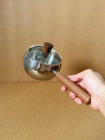 백창가 · 316 스테인리스 스틸 미니 호두 기름 붓는 냄비 기름 태우기 및 뚜껑이 있는 기름 붓기 냄비 - 이미지 3