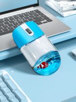 frutiger aero creative 무선 마우스 장식품 선물 떠다니는 동물 비즈니스 문구 사무실 밀레니엄 - 이미지 3