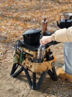 ISE MOUNT 야외 접이식 의자 좌석 커버 보호 커버 휴대용 의자 확장 좌석 커버 휴대용 도구 가방 보관 가방 - 이미지 5