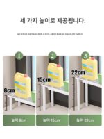 창틀 주방 선반 공간 활용 유물 극히 좁은 창틀 보관 변형 유물 확장 보드 다기능 - 이미지 4