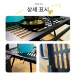 SoloDog 접이식 캠핑 테이블 경량 캠핑 테이블 캠핑 티 테이블 커피 테이블 세련된 캠핑 장비 - 이미지 4