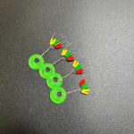 스페이스 빈 컬러 벌크 올리브 스트레이트 컬럼 타입 낚시용품 낚시콩 실리콘 빈 낚시도구 낚시도구 배치 - 이미지 2