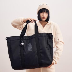 일본 트렌디 브랜드 BAPE 공동 브랜드 숄더 크로스바디 백 대용량 토트백 핸드백 여행용 컴퓨터 백 남성 및 여성