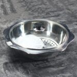 국 냄비 뜨거운 냄비 스테인리스 스틸 분지 두껍게 된 건조 냄비 분지 상업용 분지 삶은 생선 분지 스테인리스 스틸 뜨거운 냄비 분지 대형 - 이미지 5