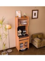 Roborock Ecovacs 로봇 진공 캐비닛 다기능 보관 캐비닛에 적합한 거실 견고한 목재 청소 캐비닛 - 이미지 4