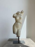 모양 모델 룸 인간 조각 장식품 중세 비너스 반신 레트로 모조 옥 데스크탑 장식 - 이미지 4