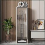 맞춤형 바닥 세척기 보관 캐비닛 소형 가정 거실 진공 청소기 보관 캐비닛 청소 로봇 보관 캐비닛