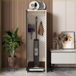 맞춤형 바닥 세척기 보관 캐비닛 소형 가정 거실 진공 청소기 보관 캐비닛 청소 로봇 보관 캐비닛 - 이미지 2