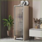 맞춤형 바닥 세척기 보관 캐비닛 소형 가정 거실 진공 청소기 보관 캐비닛 청소 로봇 보관 캐비닛 - 이미지 3