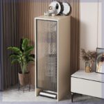 맞춤형 바닥 세척기 보관 캐비닛 소형 가정 거실 진공 청소기 보관 캐비닛 청소 로봇 보관 캐비닛 - 이미지 4