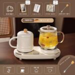 독일 신상품 건강포트 유리차 메이커 전기주전자 다기능 고급 크리스마스 여자친구 선물