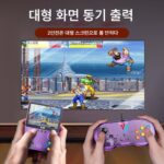 새로운 Mecha X6 핸드헬드 투명 게임 콘솔 엔트리 레벨 3.5인치 아케이드 GBA 듀얼 조이스틱 FC 핸드헬드 선물 - 이미지 2
