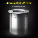 야외용 나무 난로 여행용 나무 난로 휴대용 새로운 가스화 난로 가정용 연소 장작 새로운 피크닉 격렬한 불 난로 - 이미지 2