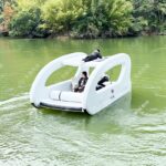 풍선 요트 하우스보트 야외 요트 태양열 영구 운동 요트 바다 휴가 카타마란 낚시 - 이미지 3