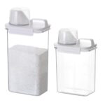 일본 세탁 세제 보관 상자 계량 컵 살균 세탁 세제 분배 탱크 욕실 주방 세제 보관 탱크 - 이미지 5