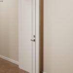 홀보드 책장 랙 도어 후면 바닥 랙 갭 초박형 수납 랙 좁은 캐비닛 침실 공간 활용 아티팩트 - 이미지 5