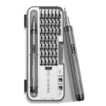 38-in-1 전기 드라이버 휴대용 가정용 충전식 다기능 조합 리튬 이온 드라이버 정밀 수리 도구 - 이미지 3