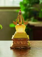 유물 탑 유리 장신구 슈랑가마 주문 보물상자 봉인 다라니경 보리탑 유물이 담긴 오륜탑 - 이미지 3