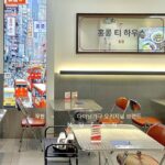 레트로 홍콩 스타일 테이블과 의자 조합 한국식 간식 바베큐 고기 쌀국수 케이터링 티 레스토랑 스테인리스 스틸 접이식 테이블 상업용 - 이미지 2