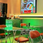 레트로 홍콩 스타일 테이블과 의자 조합 한국식 간식 바베큐 고기 쌀국수 케이터링 티 레스토랑 스테인리스 스틸 접이식 테이블 상업용 - 이미지 5