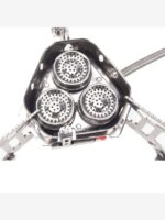 야외 휴대용 캠핑 장비 3구 버너 스토브 피크닉 등산 방풍 스토브 멍화 가스 스토브 자율 주행 자동차 스토브 - 이미지 3