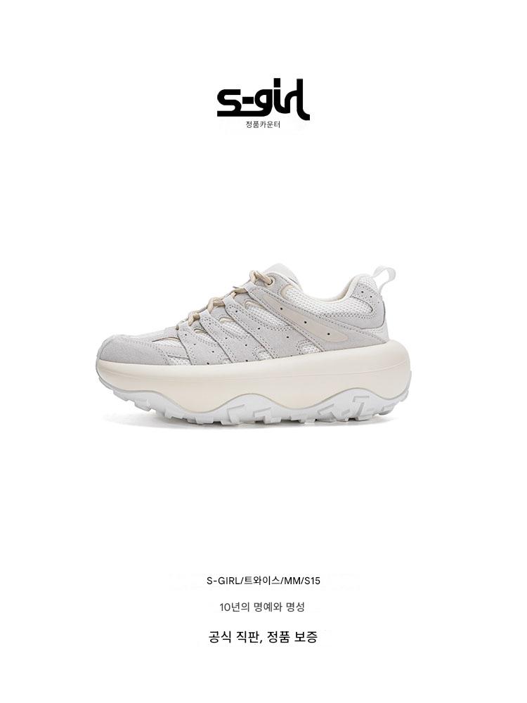 main_860683144091_0-1 SGIRL TWTW 플랫폼 두꺼운 밑창 인터넷 셀럽 아빠화 여성 2025년 봄 타이어 키 증가 다재다능한 스포츠 캐주얼화 - 이미지 1