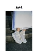 SGIRL TWTW 플랫폼 두꺼운 밑창 인터넷 셀럽 아빠화 여성 2025년 봄 타이어 키 증가 다재다능한 스포츠 캐주얼화 - 이미지 4