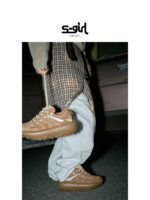 SGIRL TWTW 플랫폼 두꺼운 밑창 인터넷 셀럽 아빠화 여성 2025년 봄 타이어 키 증가 다재다능한 스포츠 캐주얼화 - 이미지 5