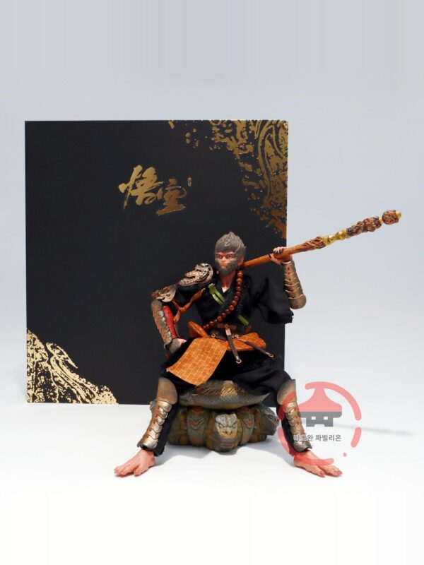 블랙 신화 원숭이 왕 인형 피규어 소년 블라인드 박스 원숭이 왕 이동식 수집가 에디션 친구 보내기 게임 주변기기