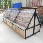 슈퍼마켓 건조 과일 구운 견과류 간식 식품 대량 간식 캐비닛 곡물 디스플레이 랙 계란 쌀가루 캐비닛 푸시풀 - 이미지 4