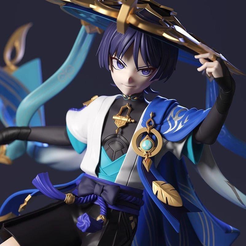 main_861293100183_0-1 오리지널 신 게임 주변기기 방랑자 낙하산병 수제 애니메이션 2차원 모델 장식품 친구 선물 - 이미지 1