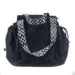 다양한 크래들 백 여성용 백팩 대용량 15개 포켓 싱글 백팩 핸드 러기지 백 비행기에 가지고 탈 수 있음 - 이미지 5