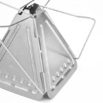 304 스테인리스 스틸 접이식 커피 드립 랙 휴대용 커피 핸드 필터 컵 야외 깔때기 필터 - 이미지 4