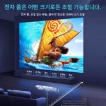 시잉 프로젝터 플래그십 스토어 시네마 HD 소형 미니 미니 2024 신형 스크린 레이저 사무실 회의실 소형 기숙사 학생 침실 모바일 폰 홈 초고화질 연결 가능 - 이미지 4