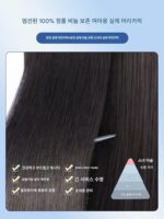 레베카 공식 플래그십 스토어 가발 풀 헤드 세트 여성 숏 헤어 풀 인헤어 나이 감소 자연 왼쪽 사이드 파팅 실제 헤어 잠금 - 이미지 4