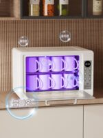 유아용 젖병 살균기 소형 데스크탑 UV 건조 통합 다목적 살균 캐비닛 - 이미지 3