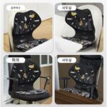 엉덩이 통증 예방 낚시 상자 좌석 쿠션 장기 앉아 허리 교정 좌석 쿠션 지원 허리 학생 등받이 자세 교정 피트니스 의자 - 이미지 2