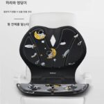 엉덩이 통증 예방 낚시 상자 좌석 쿠션 장기 앉아 허리 교정 좌석 쿠션 지원 허리 학생 등받이 자세 교정 피트니스 의자 - 이미지 3