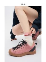 선셋 포레스트 핑크 못생긴 귀여운 덱슨 슈즈 여성 경량 2025 봄 신상 캐주얼 스포츠화 포레스트 검프 슈즈 기능 - 이미지 2
