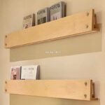 모던 심플 오션 보드 매거진 랙 벽걸이 원워드 책꽂이 랙 다기능 장식 배경 벽 디스플레이 랙