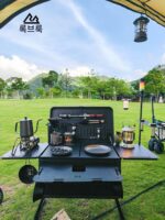 Lubuka 50Pro 야외 캠핑 알루미늄-마그네슘 합금 보관 상자 개조형 상자 자동차 백업 보관 상자 트렁크