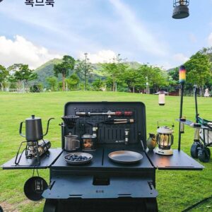 Lubuka 50Pro 야외 캠핑 알루미늄-마그네슘 합금 보관 상자 개조형 상자 자동차 백업 보관 상자 트렁크