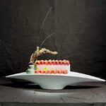 크리에이티브 세라믹 사시미 플레이트 호텔 고급 얼음 플레이트 롱 플레이트 다크 블루 사시미 같은 스타일 킹크랩 핫팟 자세 얼음 플레이트 - 이미지 4