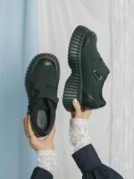 25ss 인기 있는 자체 유지형 슈퍼 패셔너블하고 가벼움! 일본 KBF 레트로 콘트라스트 컬러 벨크로 캐주얼 두꺼운 밑창 스포츠화 - 이미지 5